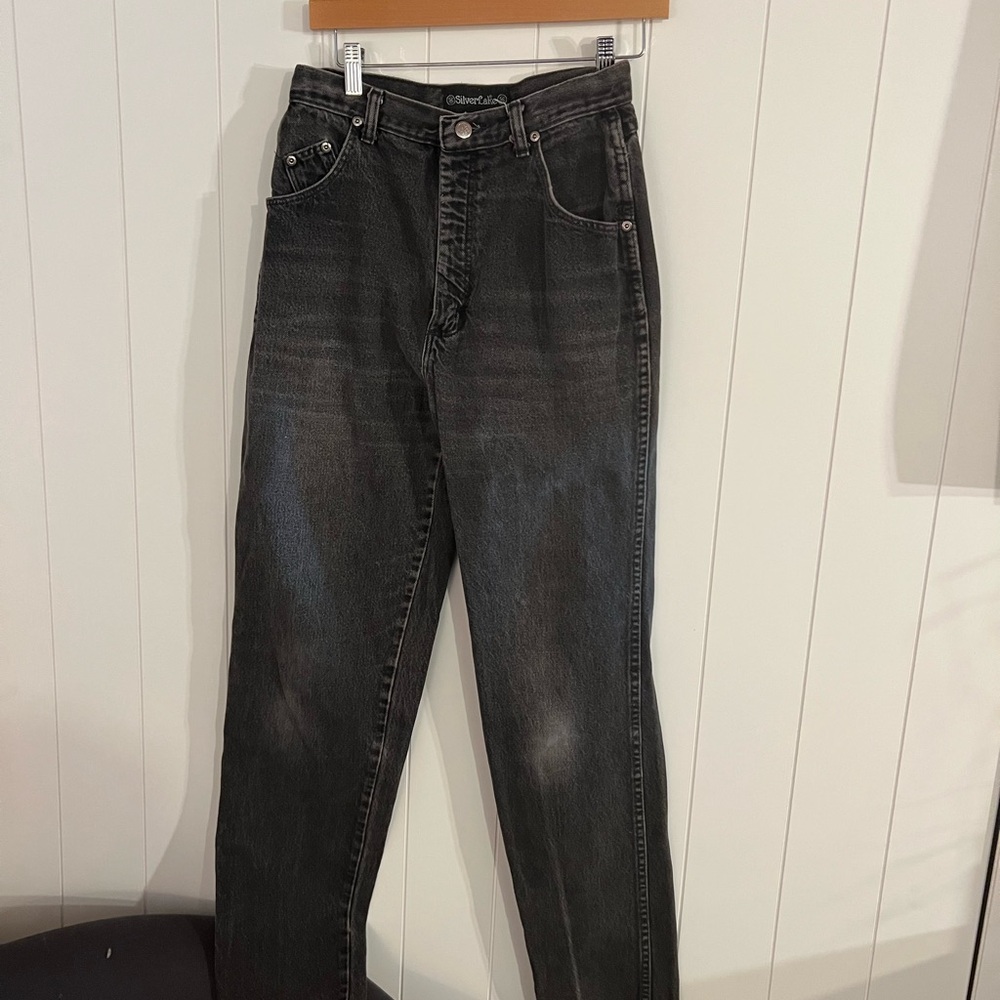 Vintage Wrangler Black Mom Jeans | High Rise | 100% Cotton | USA Made